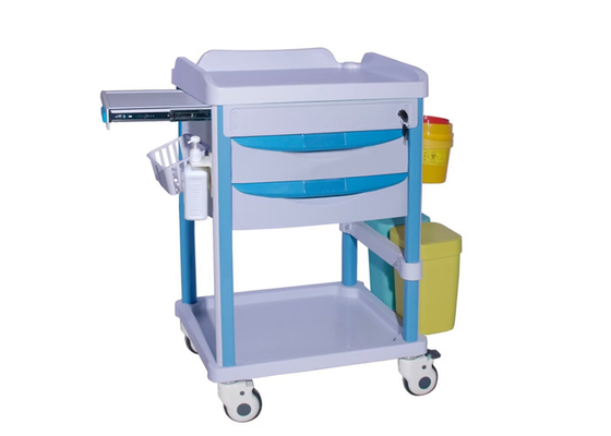 Handle Push-Pull Surgical Cart Plastic For Multiple Applications