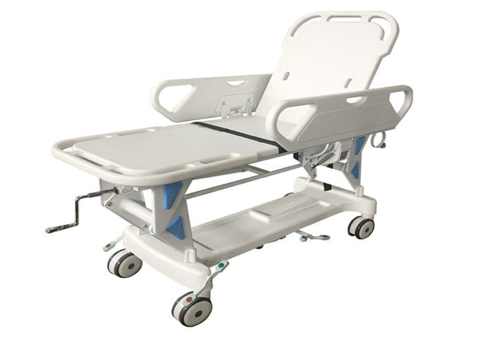 Height Adjustable Stretcher Trolley With Backrest Adjustable For Medical Use